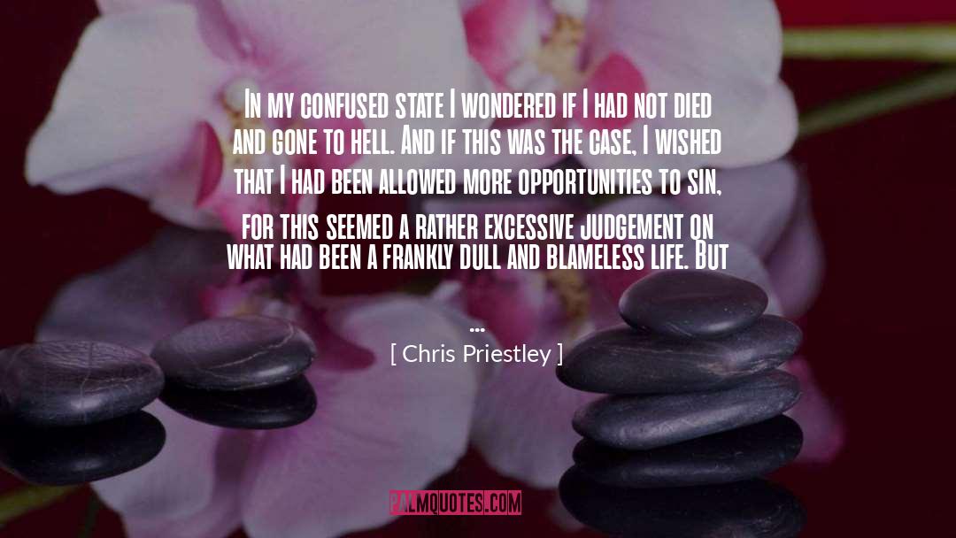 Blameless quotes by Chris Priestley