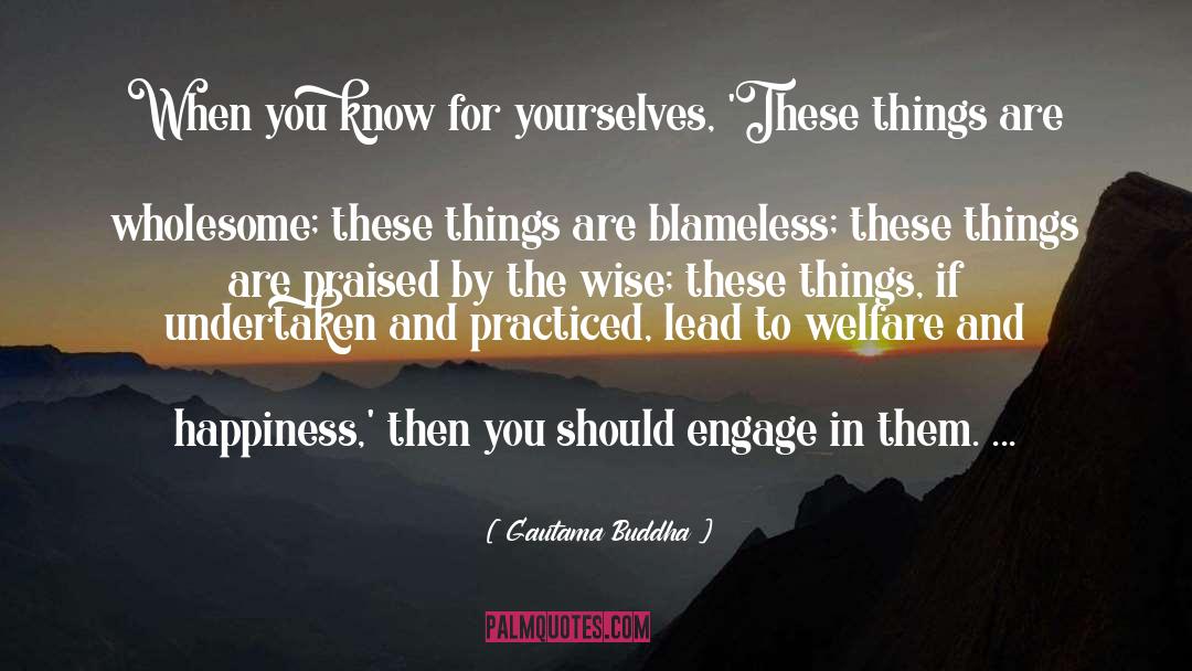 Blameless quotes by Gautama Buddha