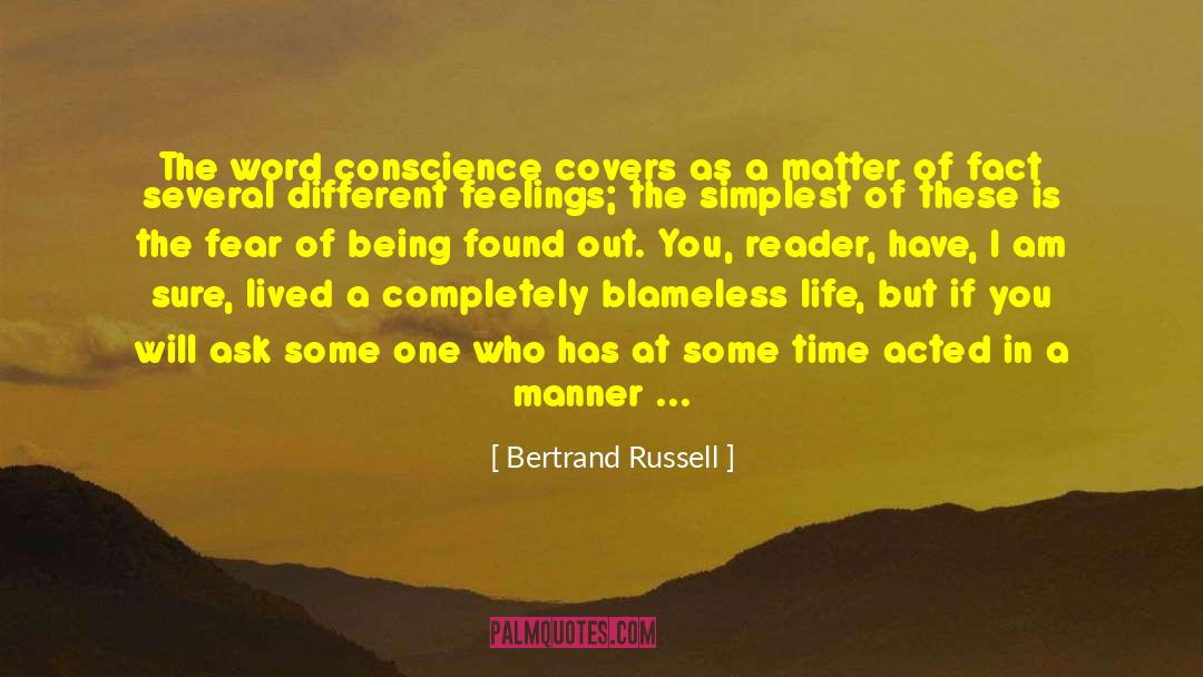 Blameless quotes by Bertrand Russell