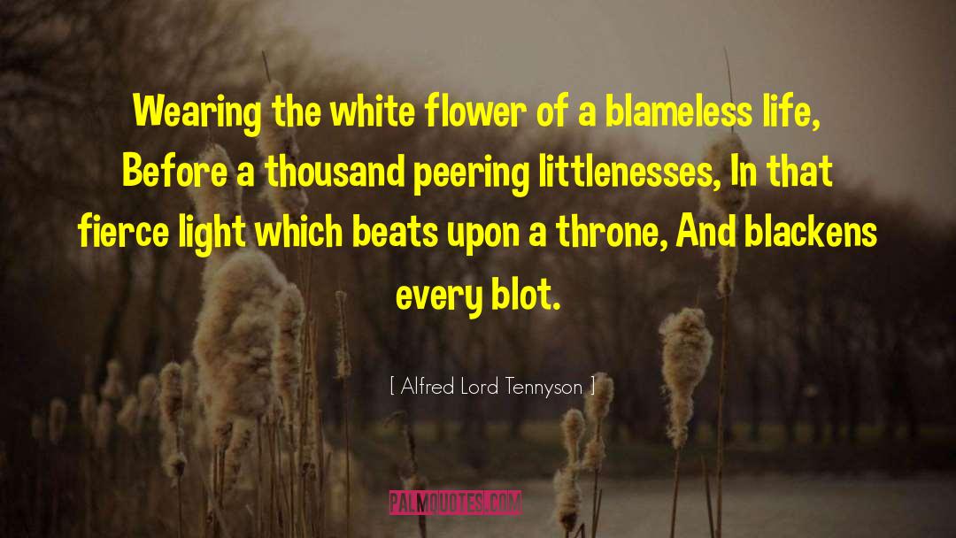 Blameless quotes by Alfred Lord Tennyson