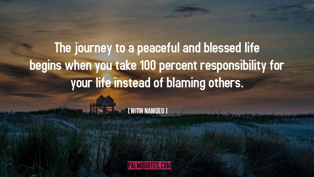 Blaming Others quotes by Nitin Namdeo