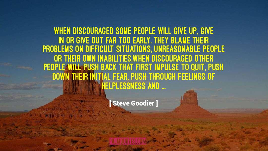 Blaming Others quotes by Steve Goodier