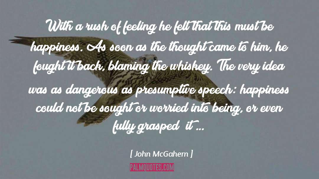 Blaming quotes by John McGahern