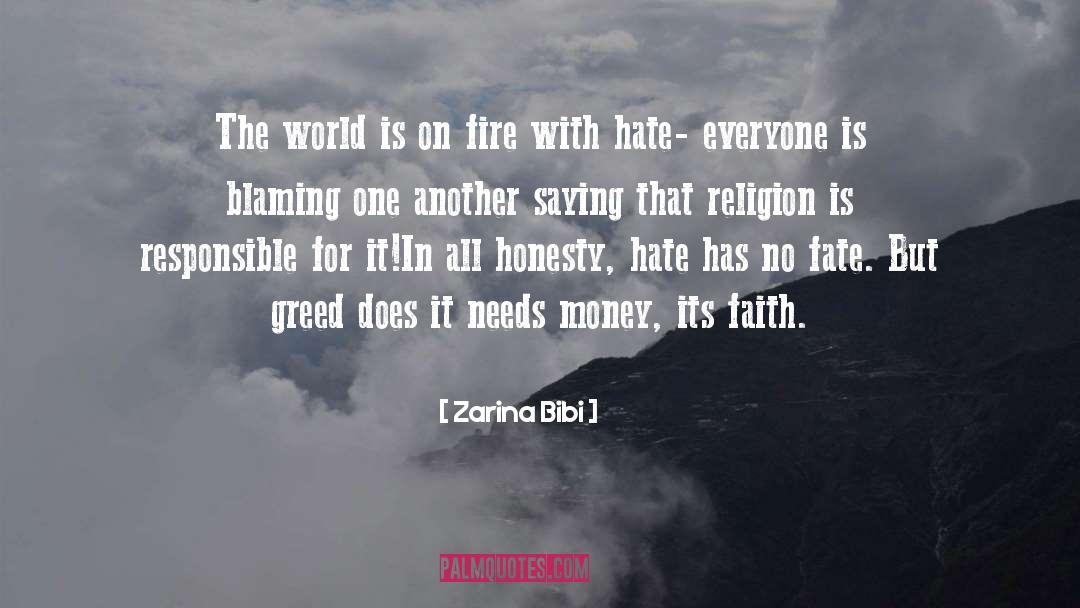Blaming quotes by Zarina Bibi