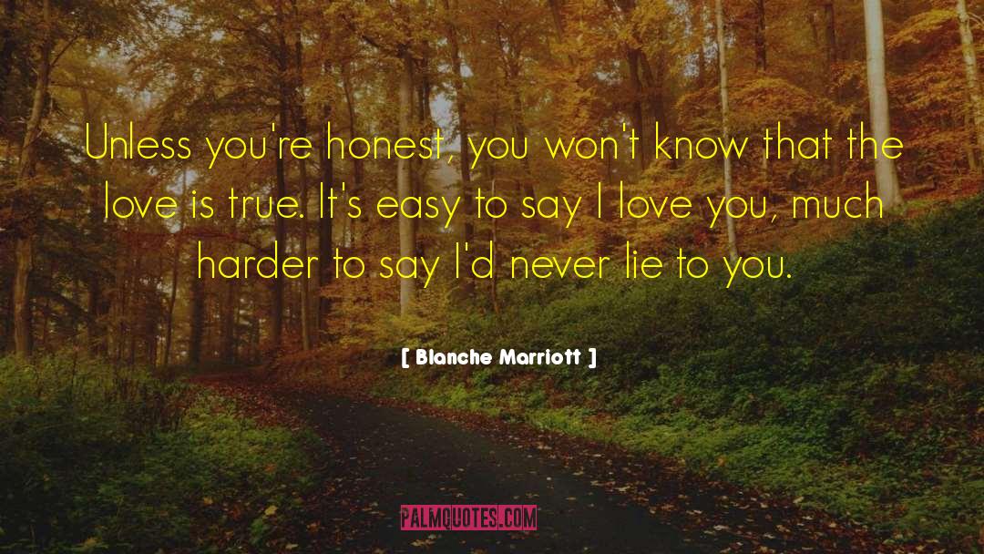 Blanche quotes by Blanche Marriott