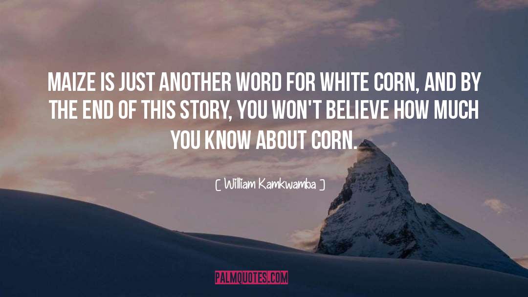 Blanching Corn quotes by William Kamkwamba