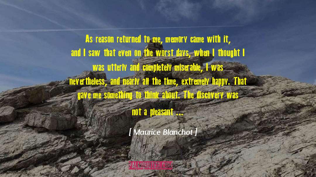 Blanchot quotes by Maurice Blanchot