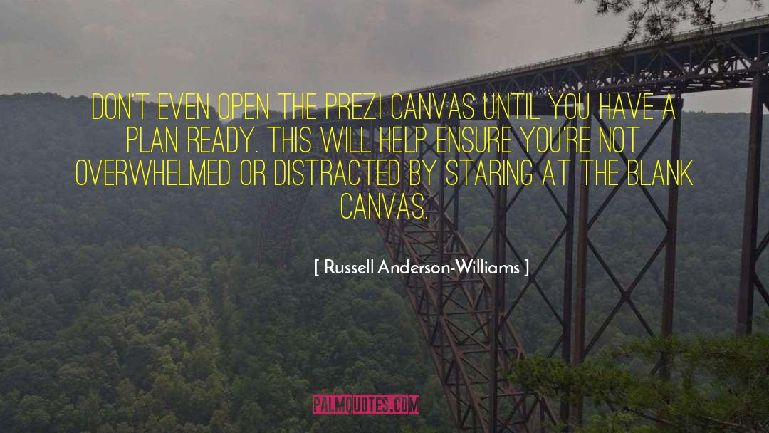 Blank Canvas quotes by Russell Anderson-Williams