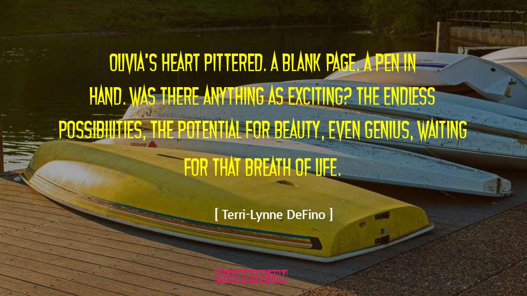 Blank Check quotes by Terri-Lynne DeFino