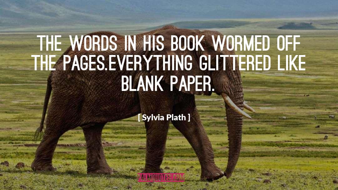 Blank quotes by Sylvia Plath