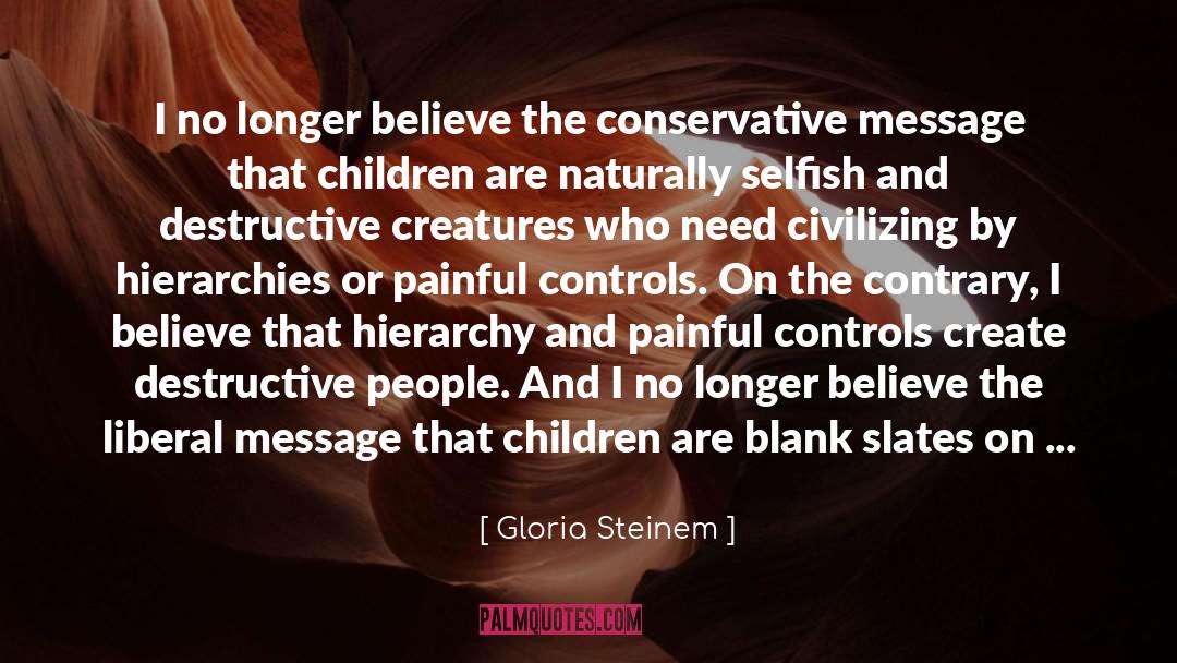 Blank quotes by Gloria Steinem