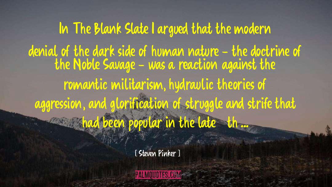 Blank Slate quotes by Steven Pinker