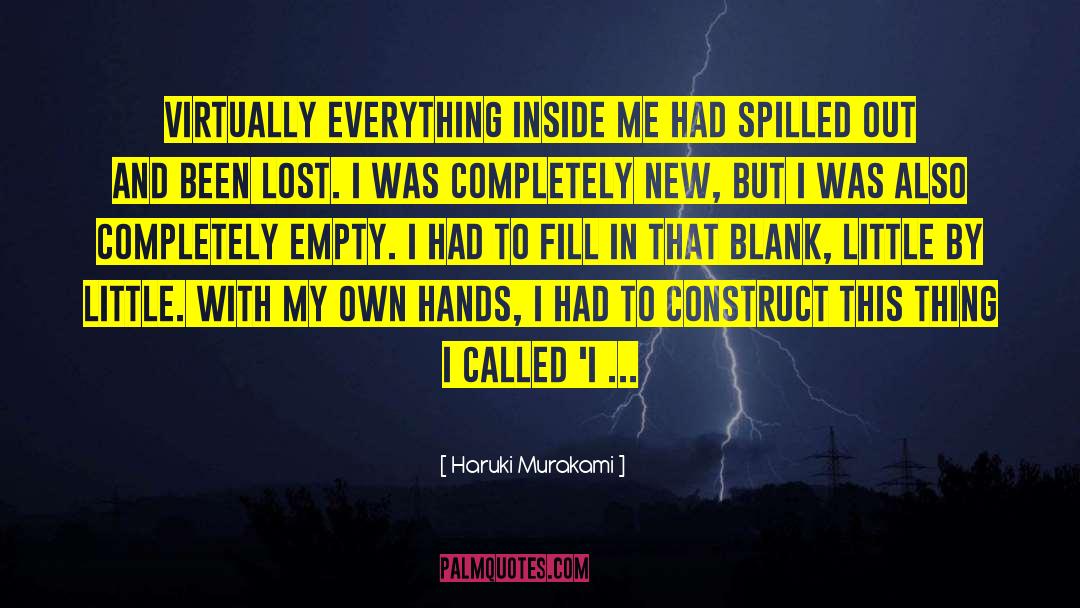 Blank Slates quotes by Haruki Murakami