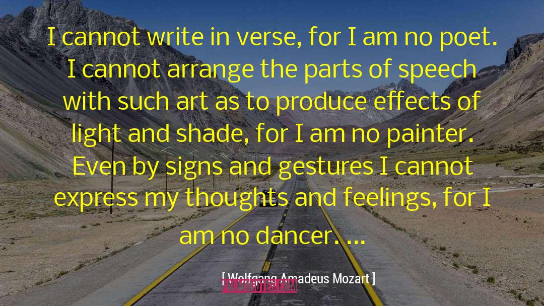 Blank Verse quotes by Wolfgang Amadeus Mozart