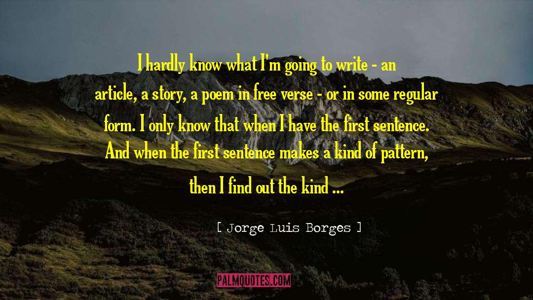Blank Verse quotes by Jorge Luis Borges