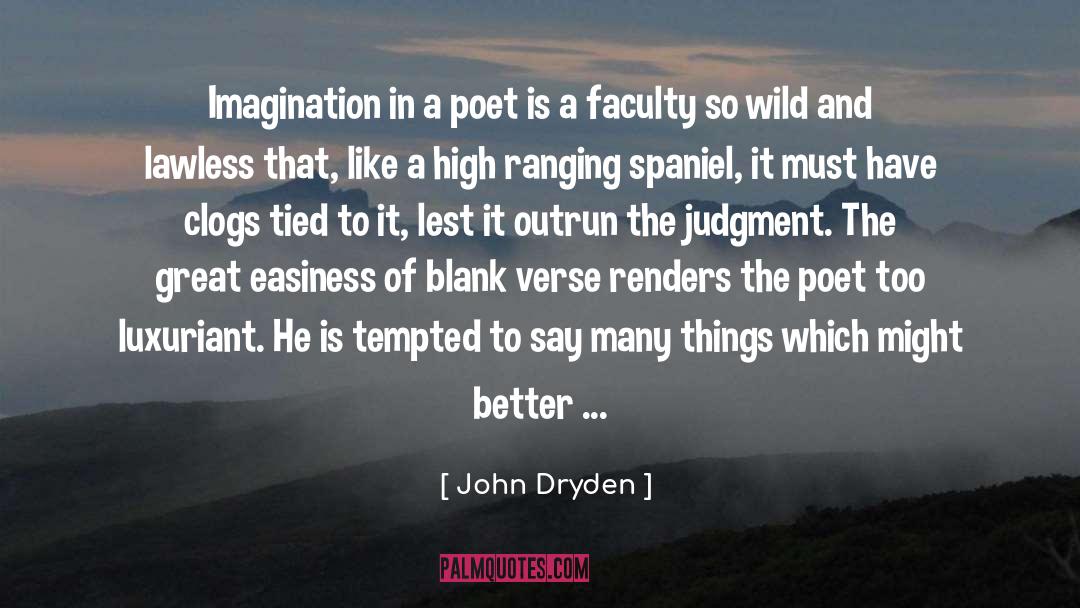 Blank Verse quotes by John Dryden