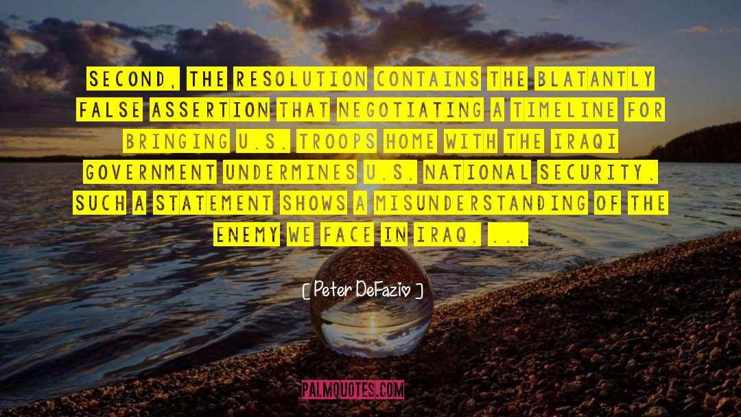 Blanket Statements quotes by Peter DeFazio