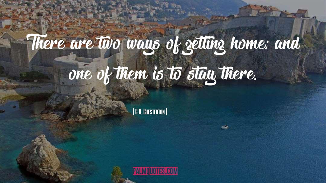 Blanket Travel quotes by G.K. Chesterton