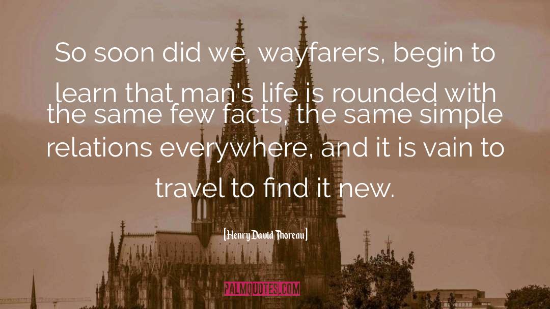 Blanket Travel quotes by Henry David Thoreau