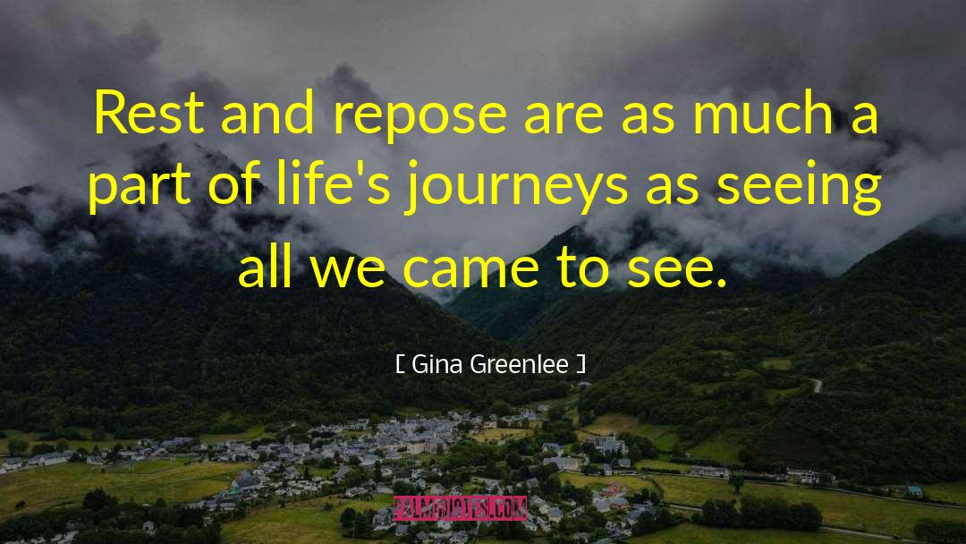 Blanket Travel quotes by Gina Greenlee