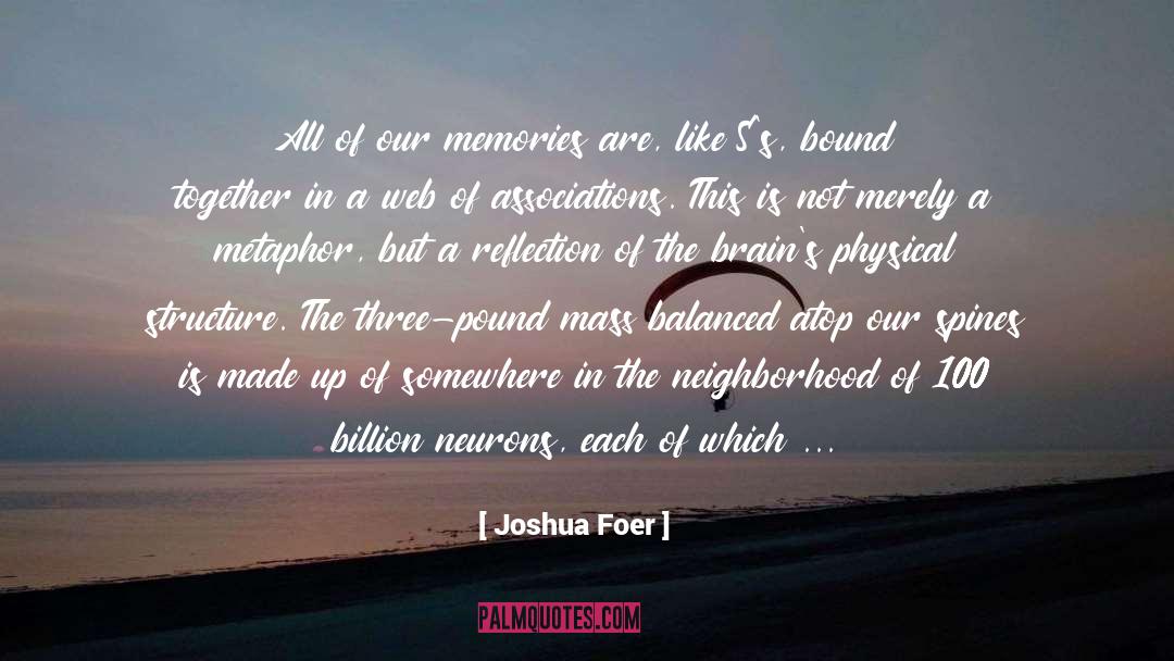 Blanketed In A Sentence quotes by Joshua Foer