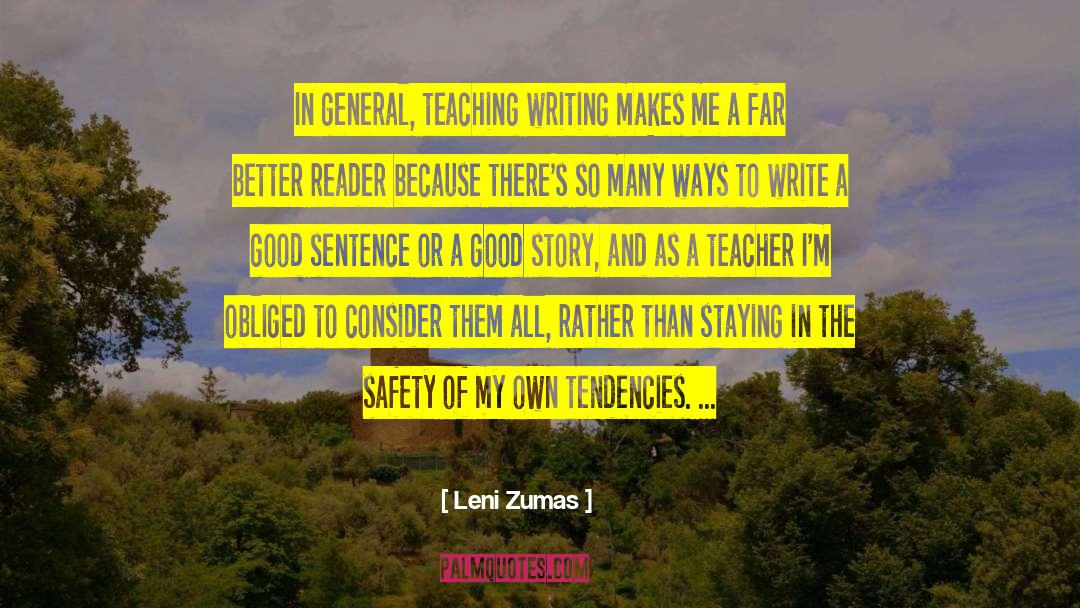 Blanketed In A Sentence quotes by Leni Zumas