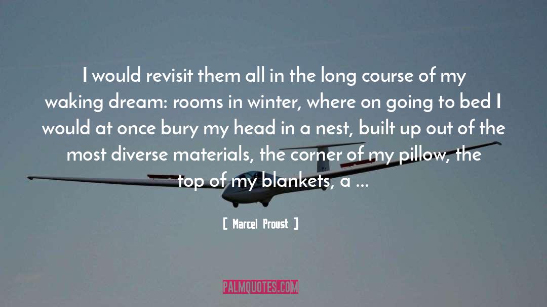 Blankets quotes by Marcel Proust