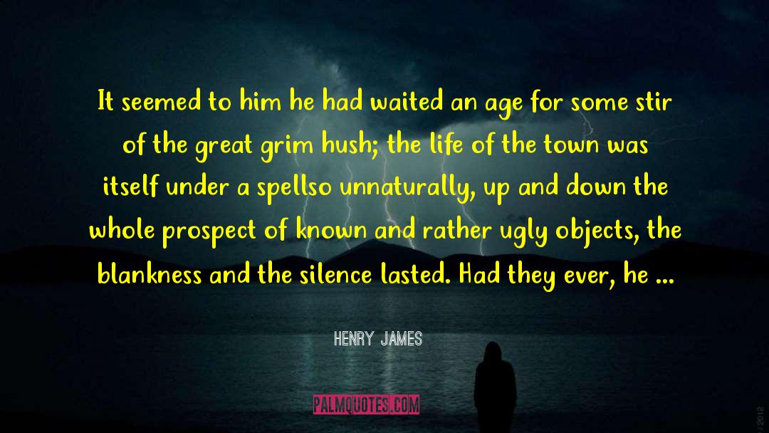 Blankness quotes by Henry James