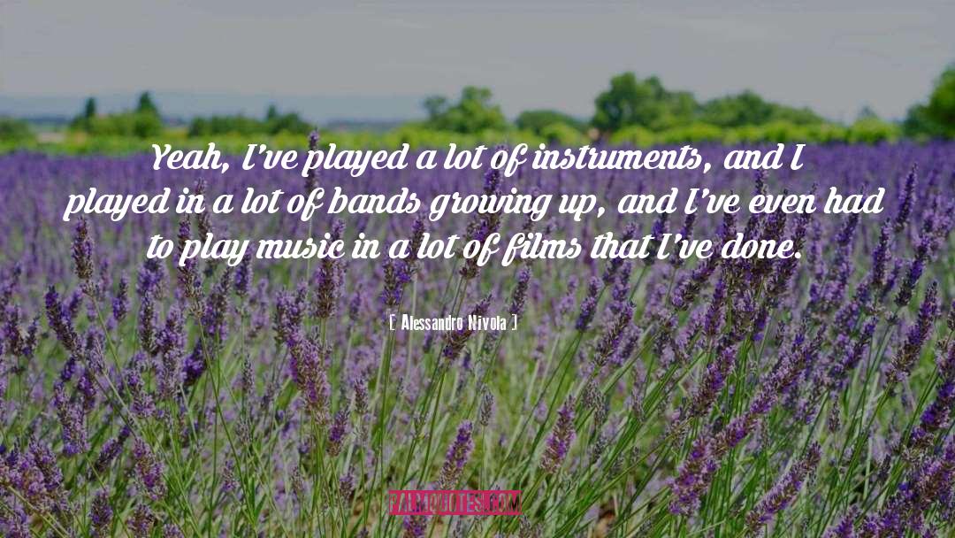 Blare Music quotes by Alessandro Nivola