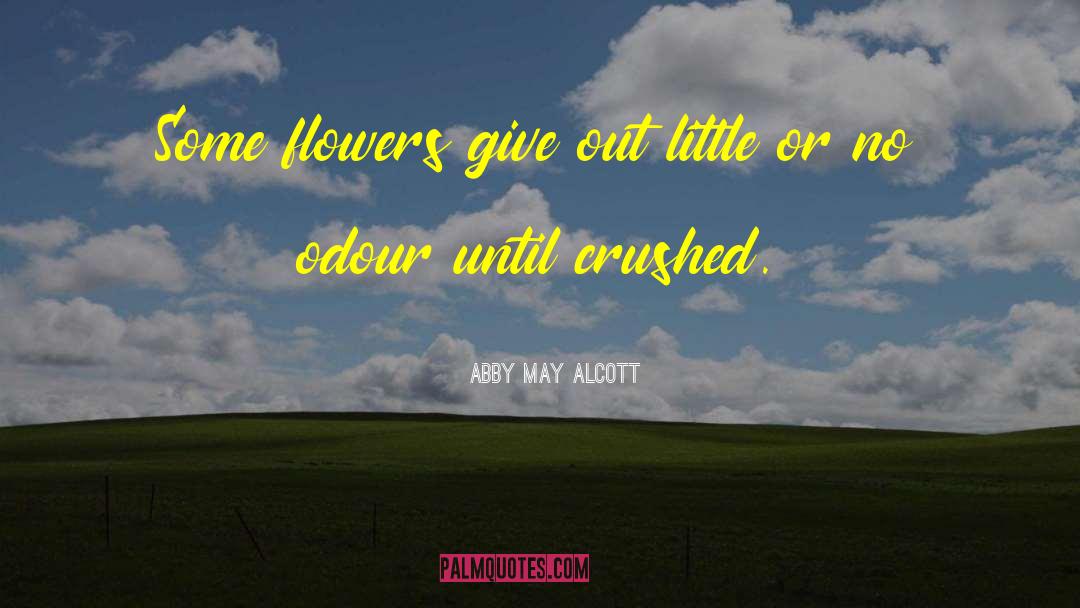 Blaska Flowers quotes by Abby May Alcott
