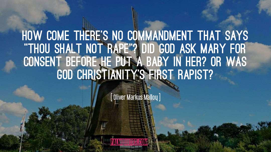 Blasphemy quotes by Oliver Markus Malloy