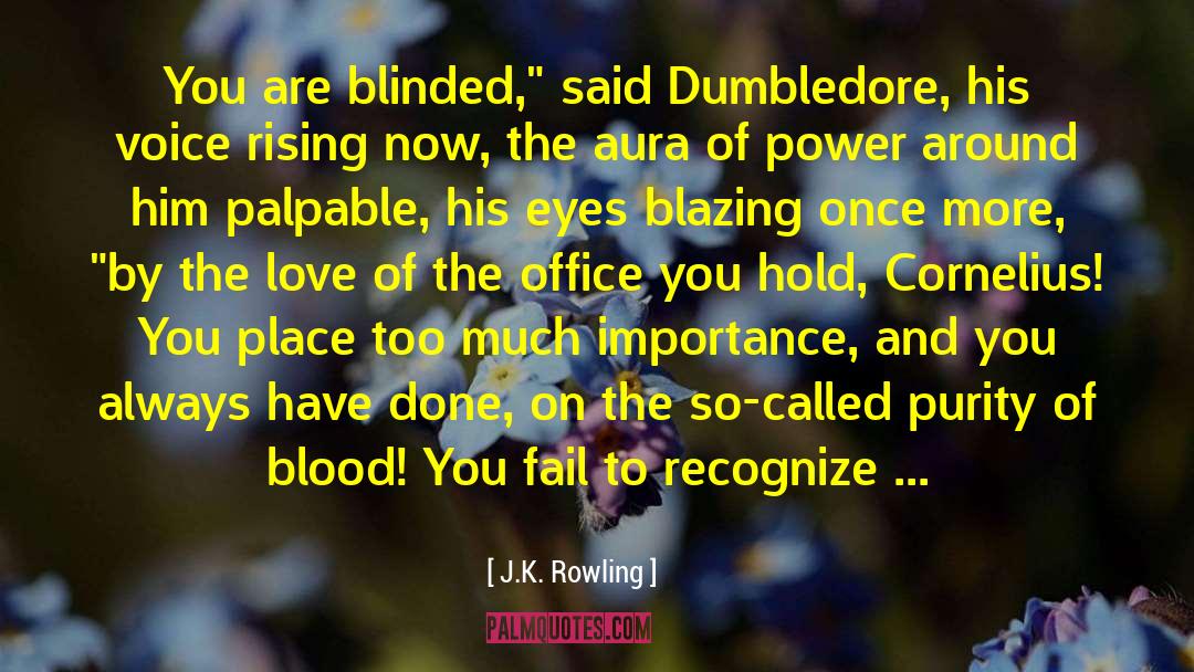 Blazing quotes by J.K. Rowling