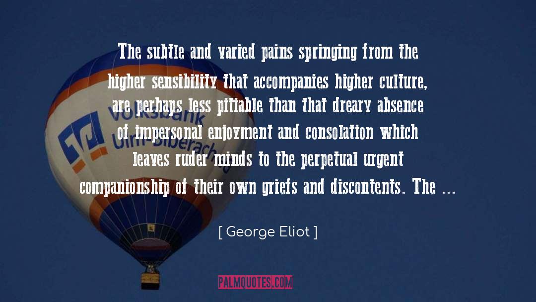 Bleak And Dreary Environment quotes by George Eliot