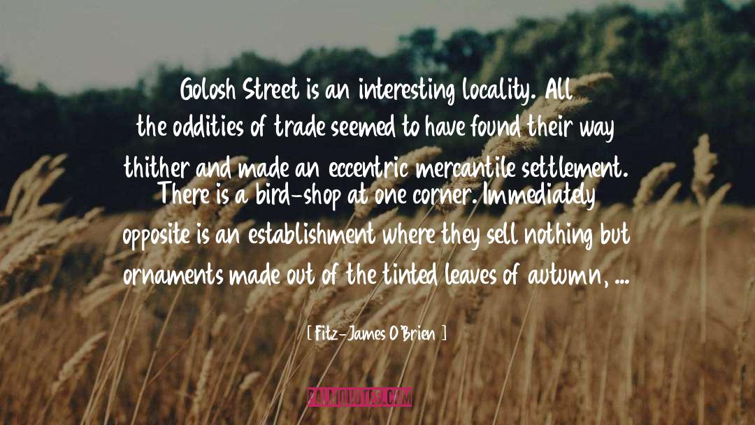 Bleecker Street quotes by Fitz-James O'Brien