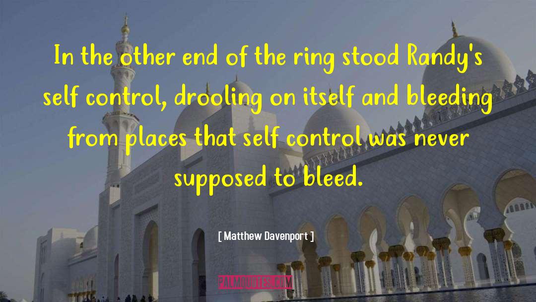 Bleeding Violet quotes by Matthew Davenport