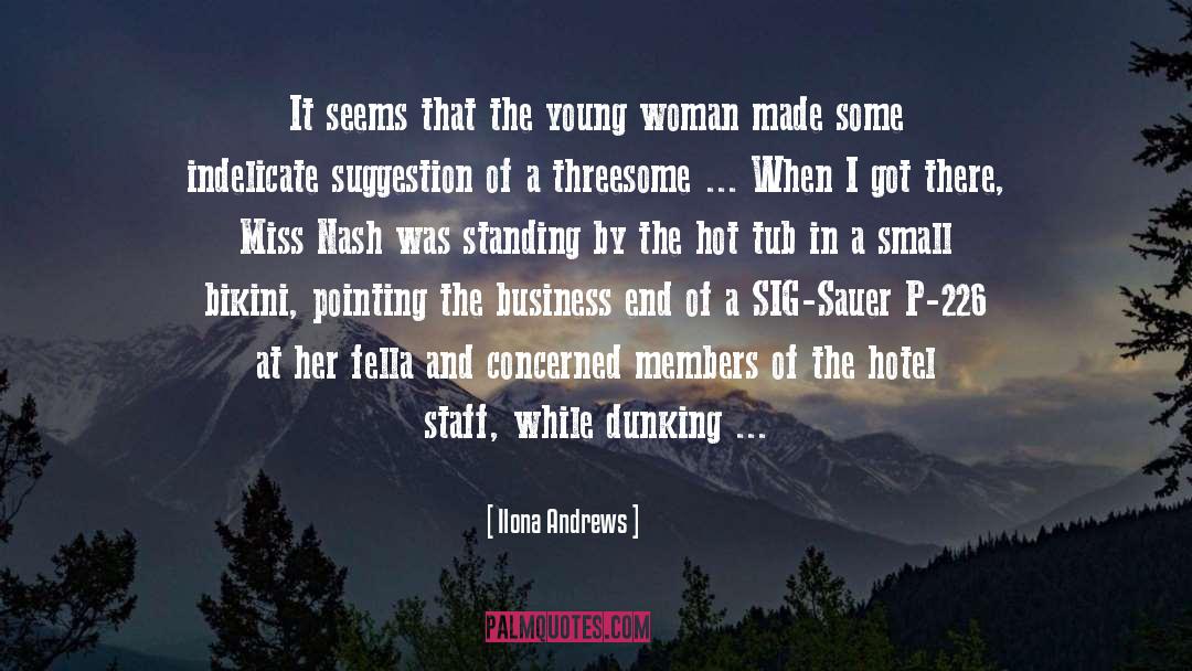 Bleeds quotes by Ilona Andrews