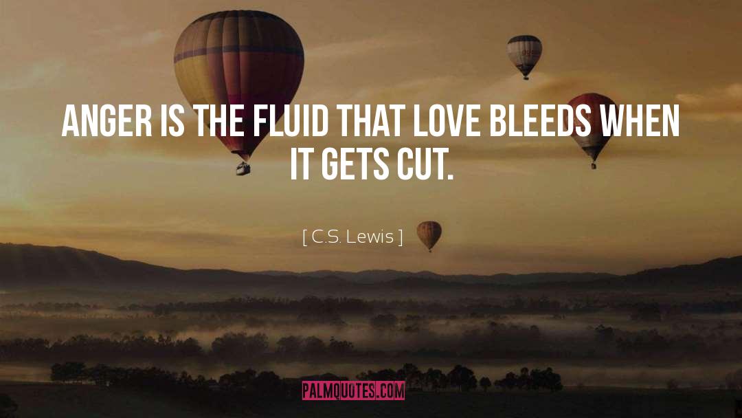 Bleeds quotes by C.S. Lewis
