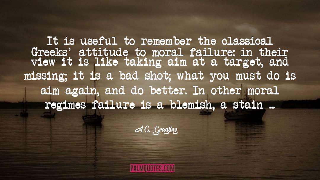 Blemish quotes by A.C. Grayling