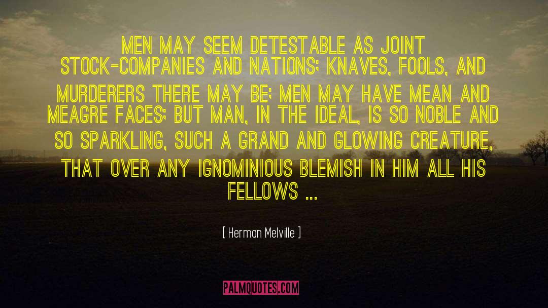 Blemish quotes by Herman Melville