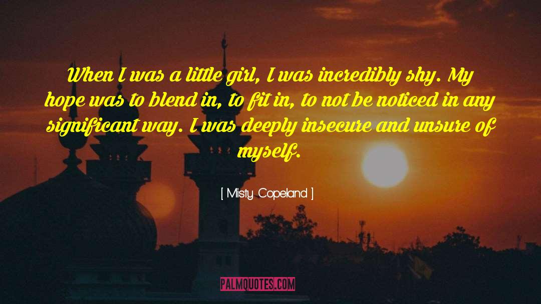 Blend In quotes by Misty Copeland