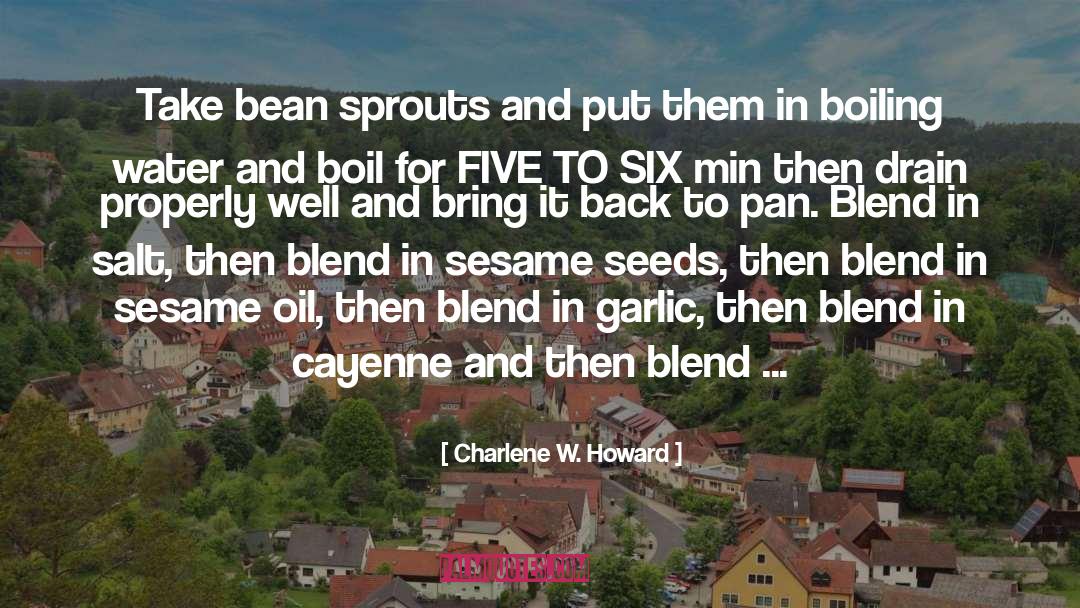 Blend In quotes by Charlene W. Howard