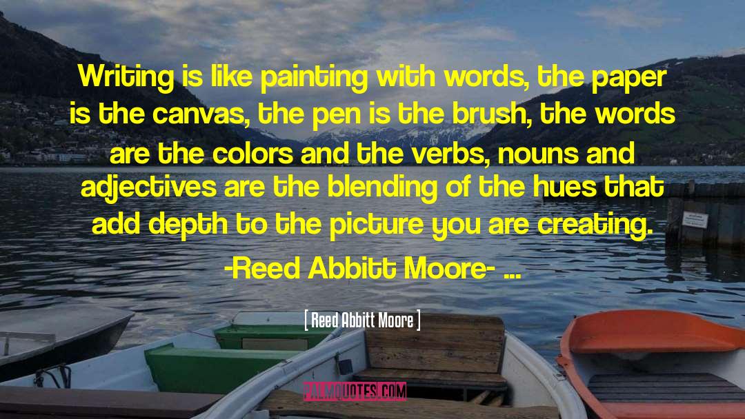 Blending In quotes by Reed Abbitt Moore