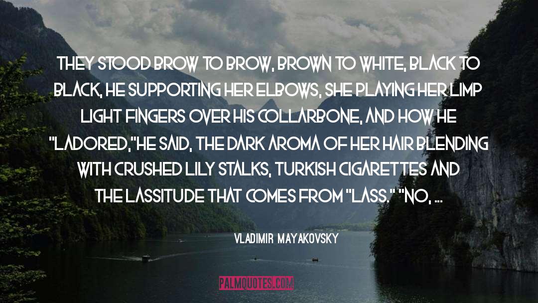 Blending quotes by Vladimir Mayakovsky