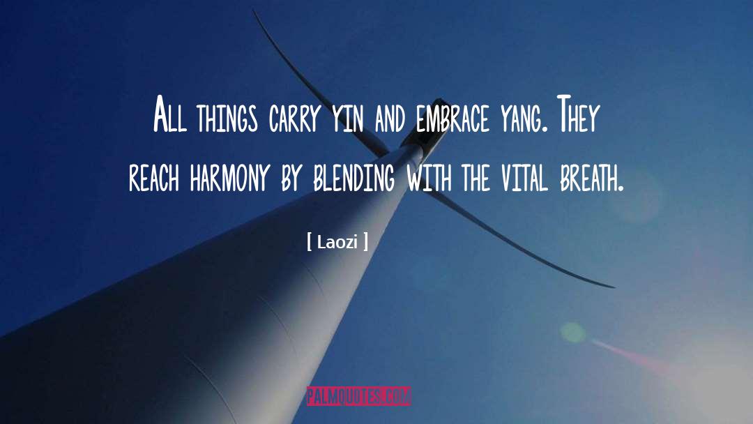 Blending quotes by Laozi