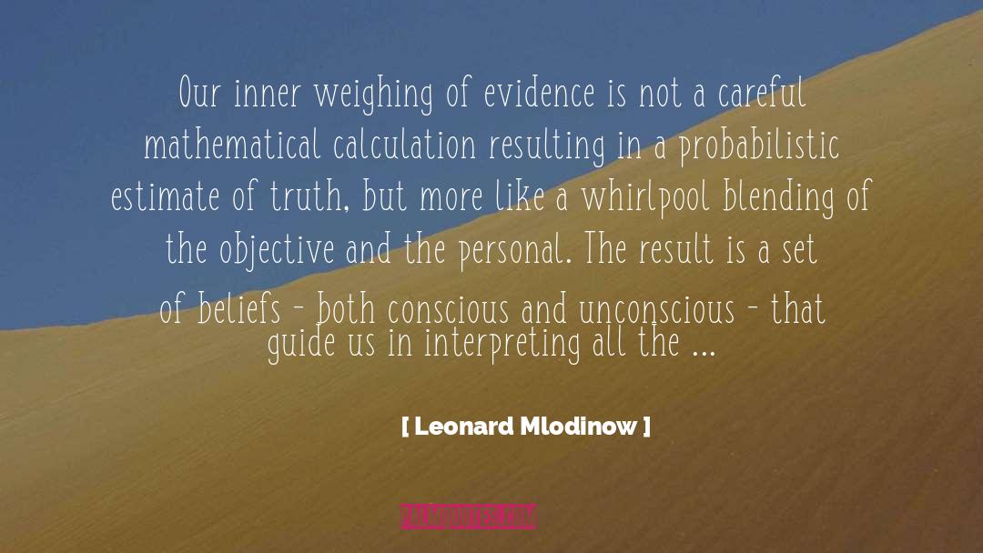 Blending quotes by Leonard Mlodinow