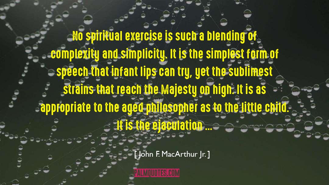 Blending quotes by John F. MacArthur Jr.