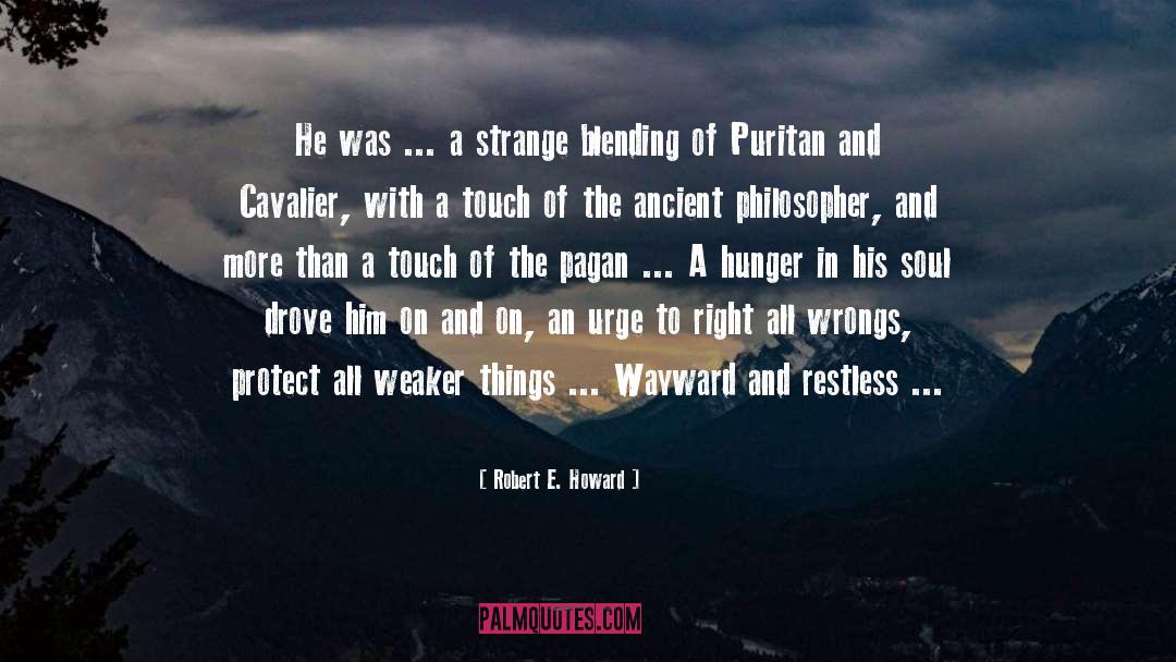 Blending quotes by Robert E. Howard
