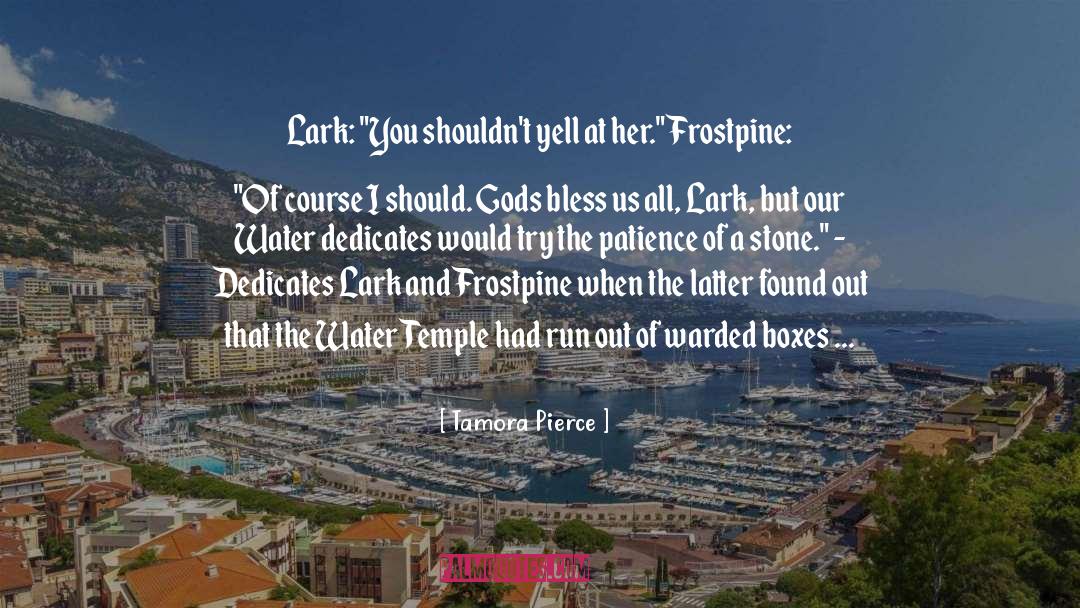 Bless quotes by Tamora Pierce