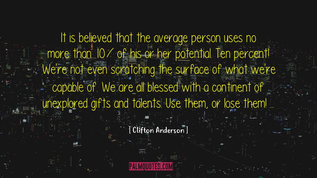 Blessed Are The quotes by Clifton Anderson