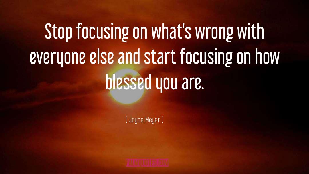 Blessed quotes by Joyce Meyer